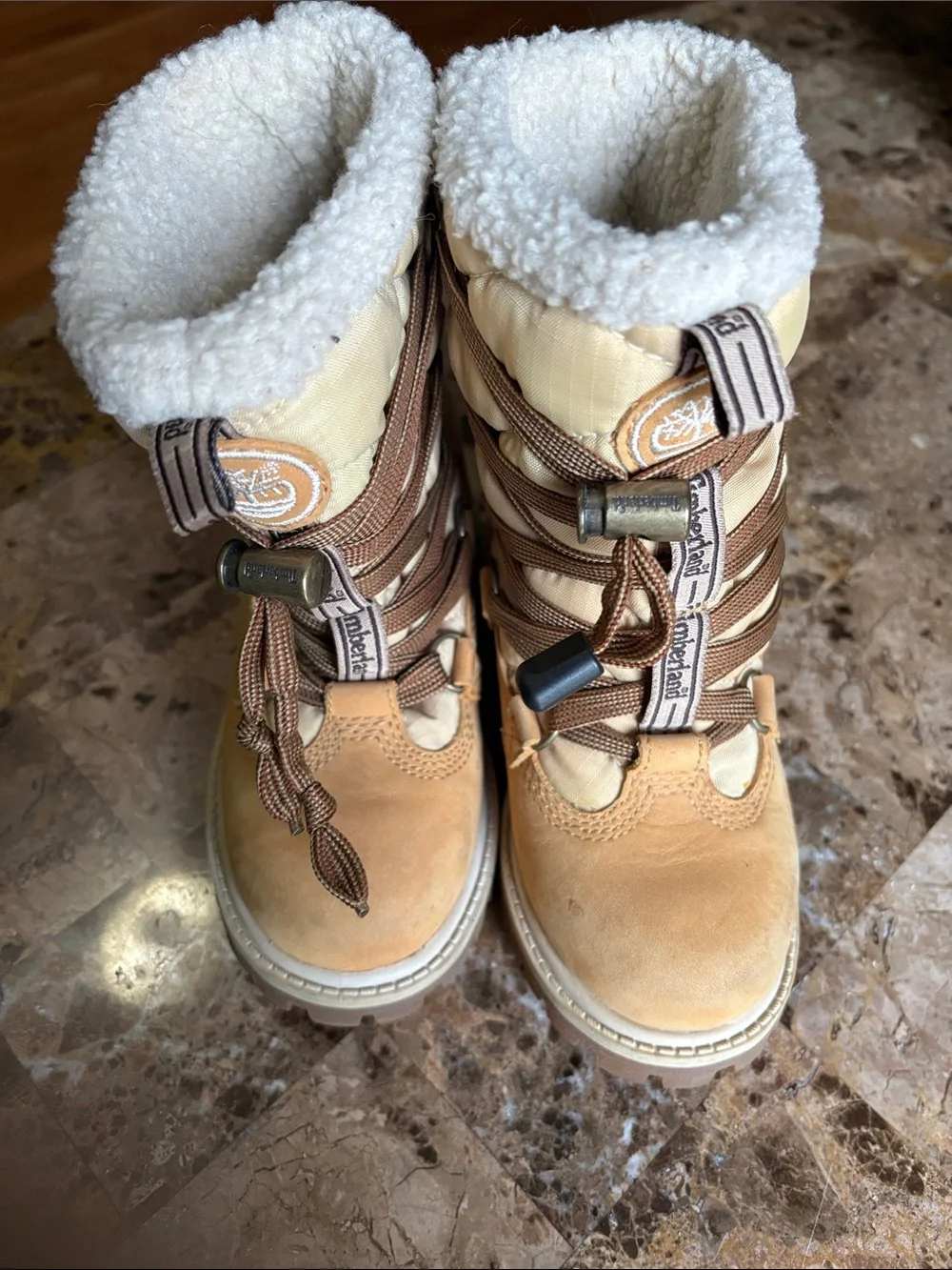 Timberland Kids Wheat/Tan Waterproof Winter Boots